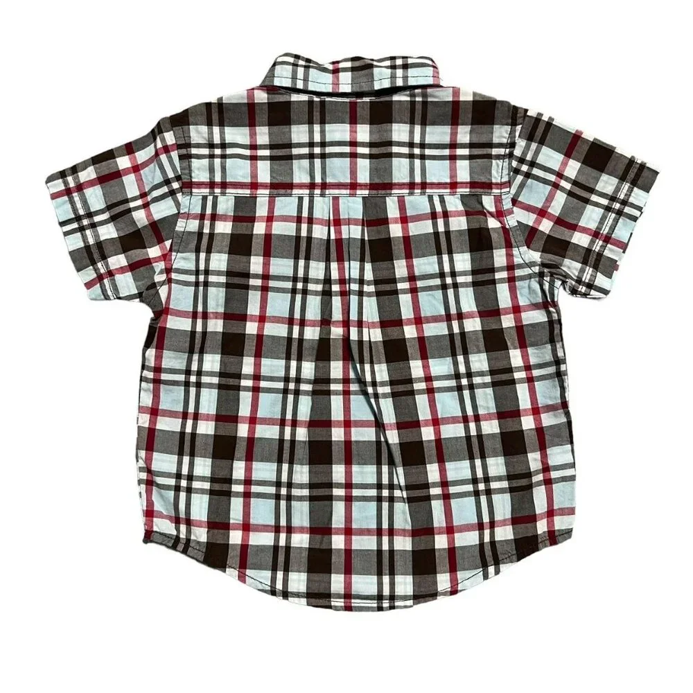 Gymboree 12-18m Plaid Button Down Shirt